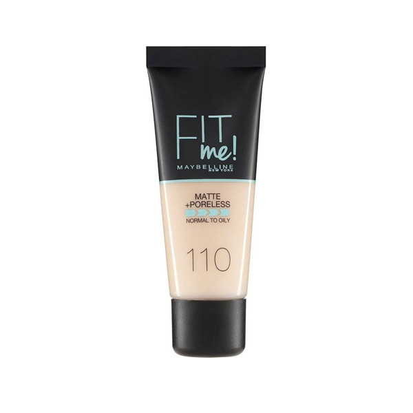 Maybelline New York Make up Fit Me Matte & Poreless Foundation 110 Porcelain 30ml
