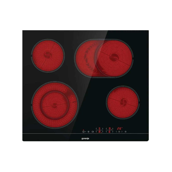 Gorenje Built in Glass Ceramic Hob Cooker Model No. ECT643SYB