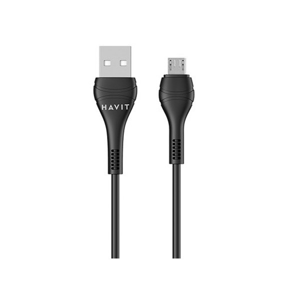 Havit Micro Charging Cable 1m, Black Color, Model No. CB6159
