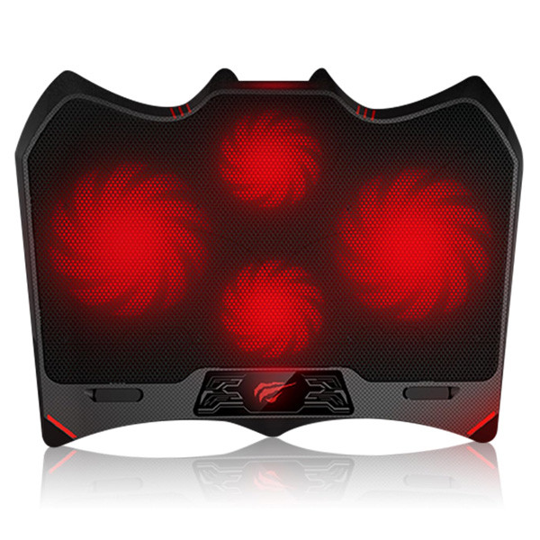 Havit Gaming Cooling Pad Dual USB, Black + Red Color, Model No. HV-F2081