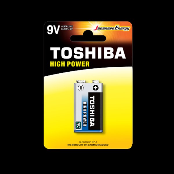 Toshiba High Power 9V Battery
