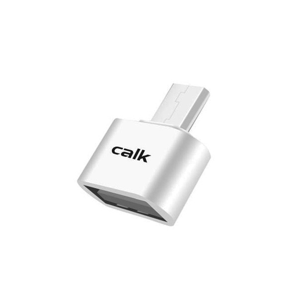 Calk Micro Type-C, Micro OTG Adapter, White Color, Model No. ZJ004