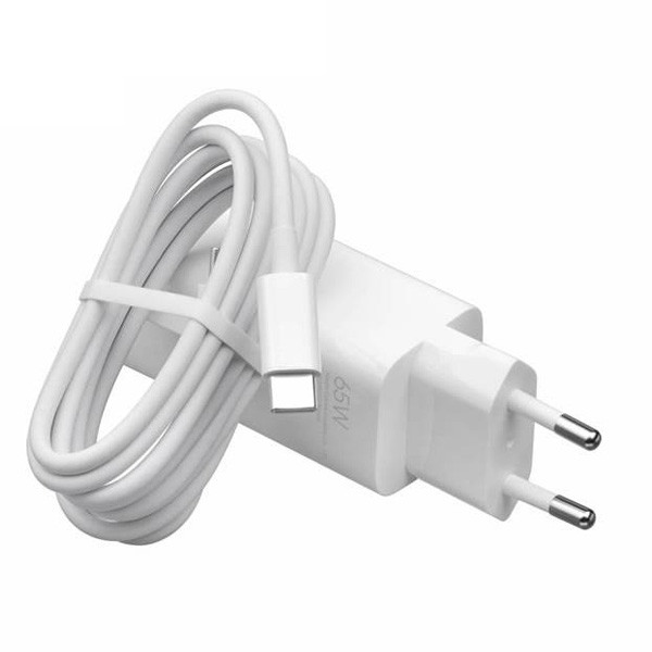 Xiaomi 65W Travel Charger USB, Type-C with Type-C Cable Xioami Gan Charger Model No. AD652GEU
