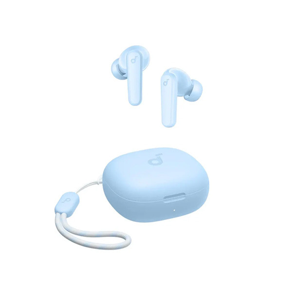 Anker Soundcore R50i Wireless Earbuds Headset Bluetooth TWS Bass, Light Blue Color, Model No. A3949H62