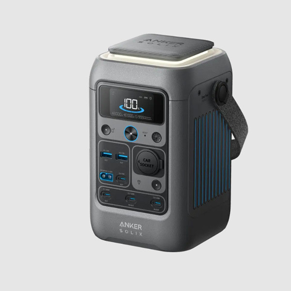 Anker Solix C300 DC Portable Power Station 300W|288Wh 7-Outlets Dark Gray Color, Model No. A17260Z1