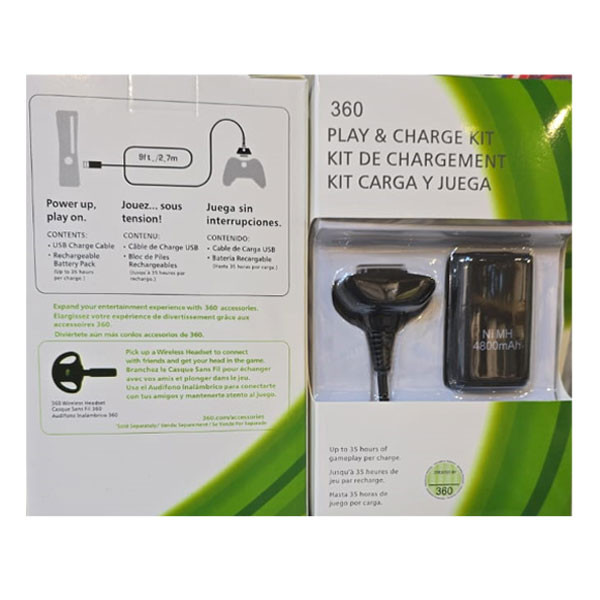 Xbox 360 Play & Charge Kit