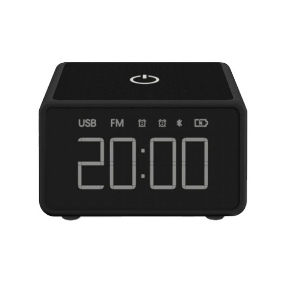 Goui Digital clock + Ultra Fast Wireless Charger 10W + Speaker 5W Model No. G-CLOCK10WQIS