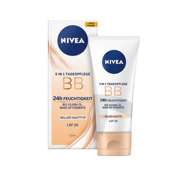 Nivea 5 In 1 Day Care BB 24h Moisture SPF 15 Face Peeling Cream