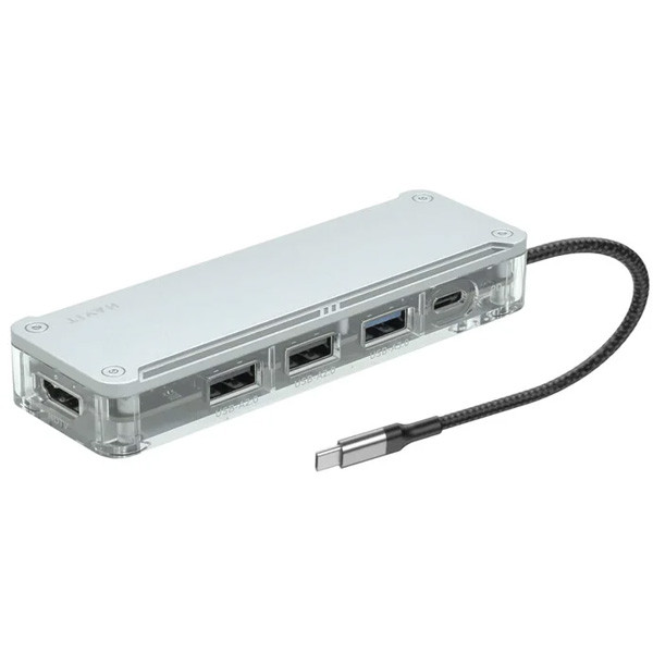 Havit Hub Type-C to 3USB-A & 1HDMI, Silver Color, Model No. HB4020