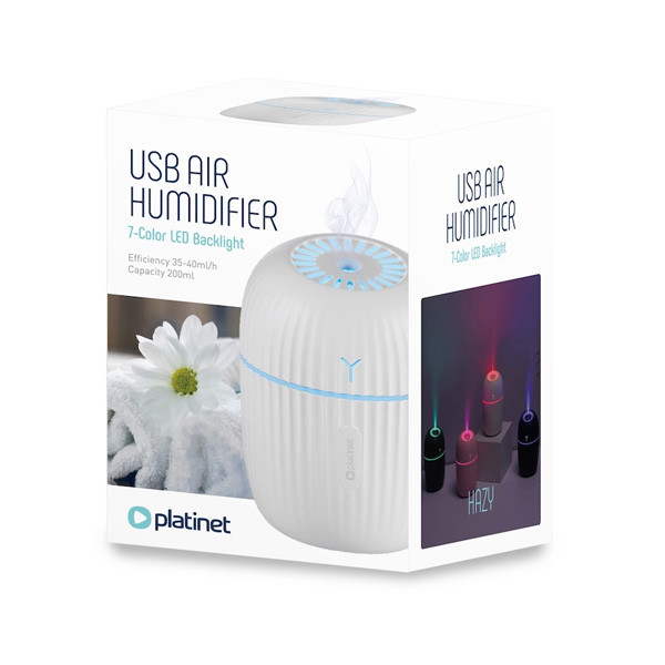 OEM Mini USB Air Humidifier & RGB LED Lamp in many Colors