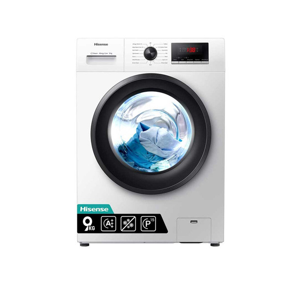 Hisense Front Loading Washing Machine, White, Model No. WFPV9014EM