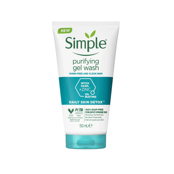Simple Purifying Gel Wash Face Cleanser 150ml