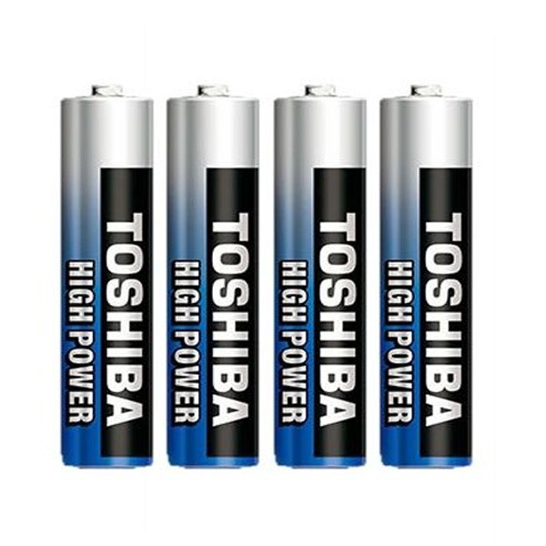 Toshiba AAA High Power Batteries, 4pcs
