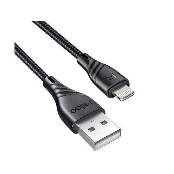 Mcdodo MFI Lightning to USB-A Data Cable PD QC 3.0, Black Color, Model No. RCA-653