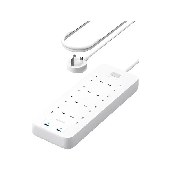 Anker 342 Power Strip 8 AC outlets and 2 USB Ports Model No. A9182K21