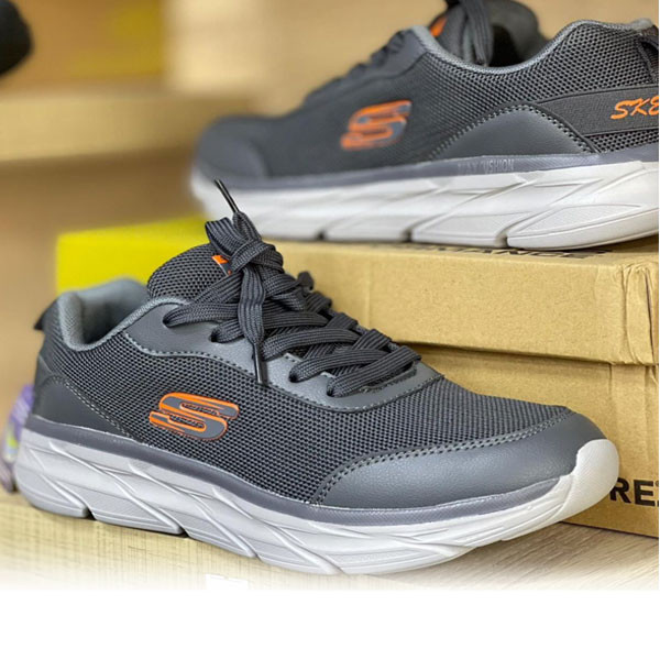 Skechers Sneakers with Laces in Dark Gray Color for Men