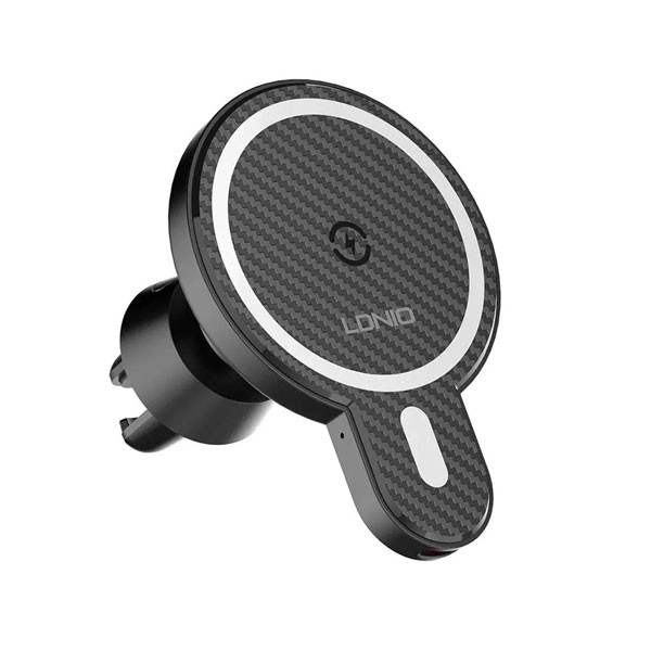 Ldnio 15W Strong Magnetic Wireless Car Charger, Black Color, Model No. MA20