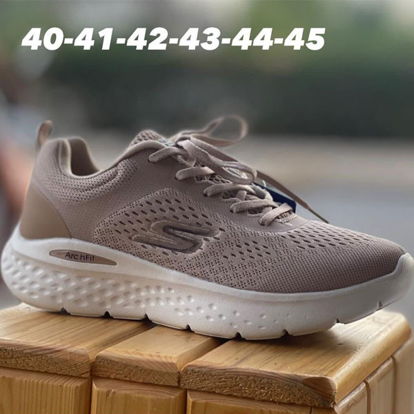 Skechers Arch Fit Sneakers with Laces in Blue Black, Blue & Beige Color for Men