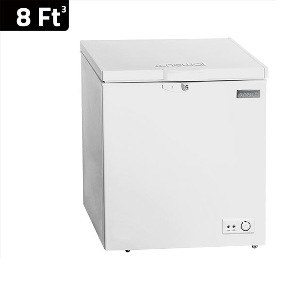 Newal Chest Freezer, 8ft, White Color Model No. FRZ-148