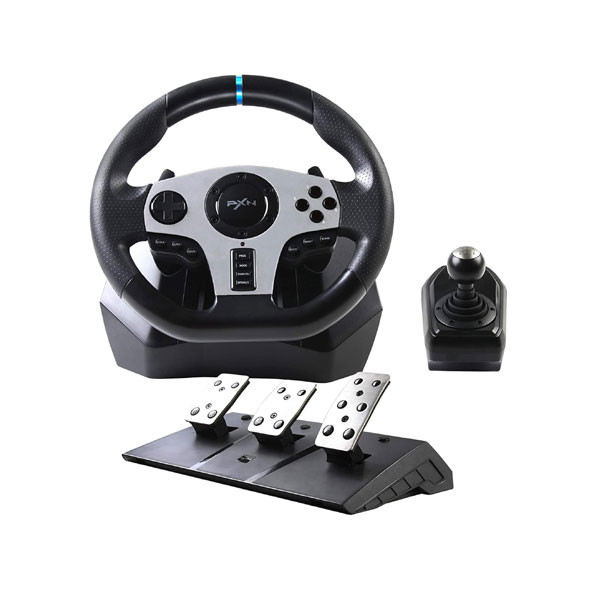 PXN V9 Game Steering Wheel With Pedals & Shifter for Xbox One, Xbox Series S/X PS4, PS3, Nintendo Switch