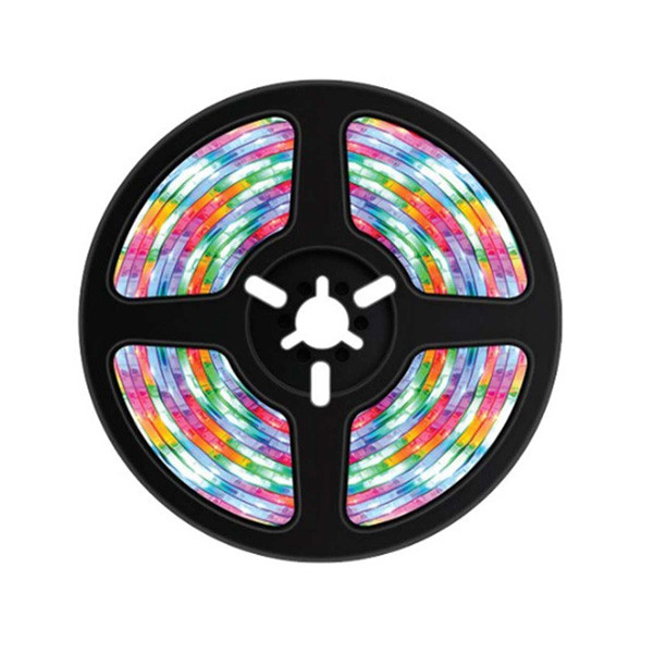 Porodo Blue 16.4 Ft Sound Reactive RGB Strip Light with 44 Key Remote