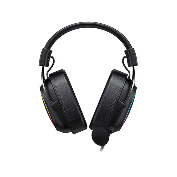 Havit Wired Gaming Headset RGB USB 7.1 Surround 3.5mm, Black & Ochre Color, Model No. H2002P