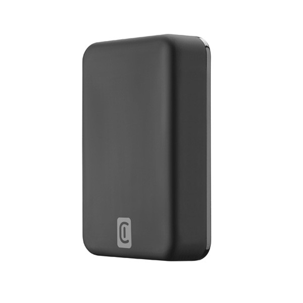 Cellularline Wireless Magsafe 10000mAh Power Bank, Black Color, Model No. PBMAGSF10000WIRK