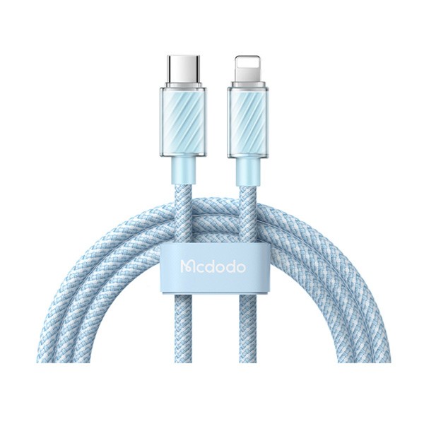 Mcdodo Dichromatic Series 36W Type-C To Lightning Data Cable 1.2m, Blue Color, Model No. CA-366