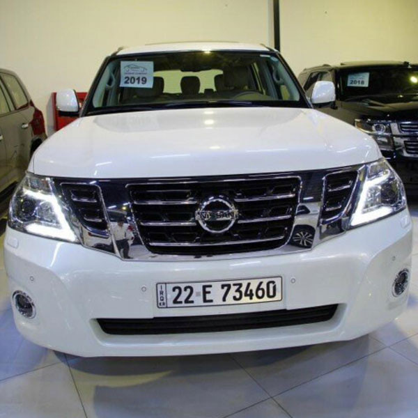 Nissan Patrol Platinum 2019, 5.6 V8, 400 Hp, 4x4, Automatic, White Color, USED