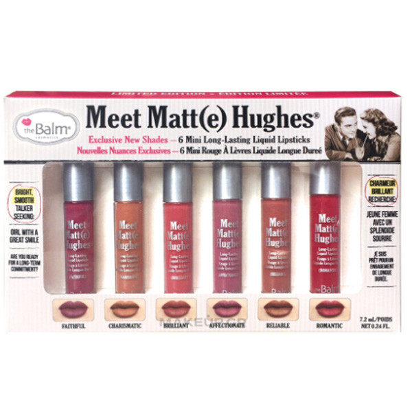 The Balm Cosmetics Meet Matt(e) Hughes 6-pc Mini Kit Vol. 2