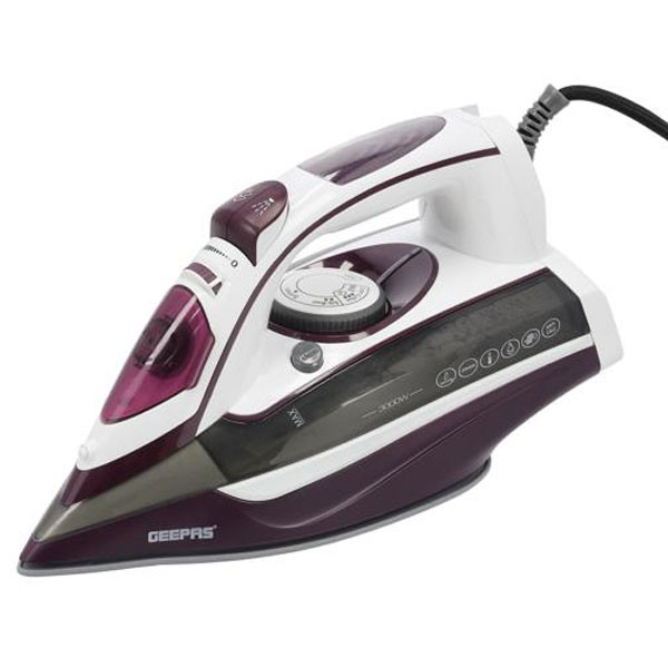 Geepas Ceramic Steam Iron with Temperature Control Model No. GSI24025