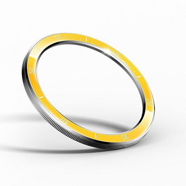 Xiaomi Mi Watch Bezel Chrome Yellow Color