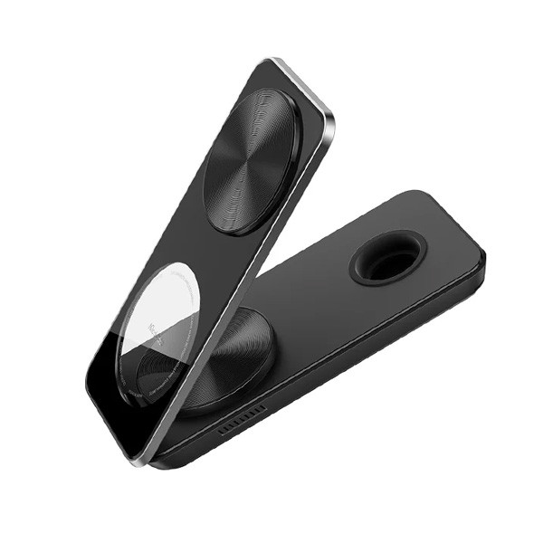 Mcdodo Peace Series 3in1 Foldable Magnetic Wireless Charger, Black Color, Model No. CH-1151