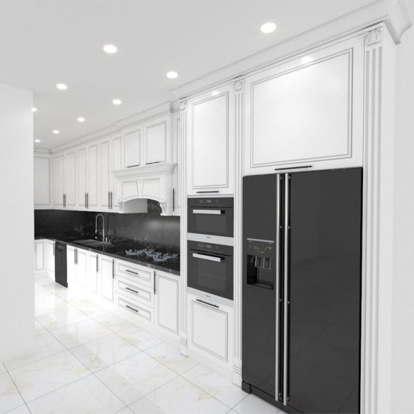 Melamine Kitchen Set in Various Designs with Bench - Kitchen Appliances not Included - (price per meter)