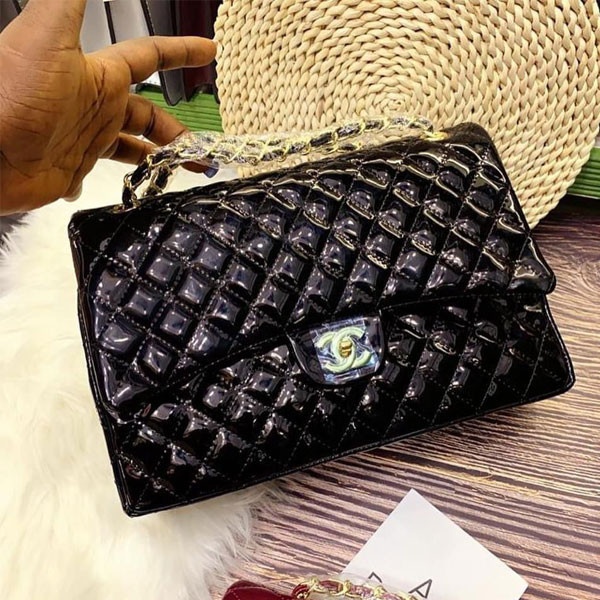 Coco Chanel Mini Classic Handbag Lambskin & Gold-Tone Metal in Various Colors