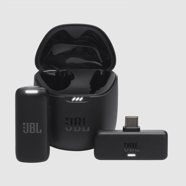 JBL Quantum Stream Wireless USB-C Wireless Microphone, Black Color, Model No. JBLSTRMWLUSBCBLK