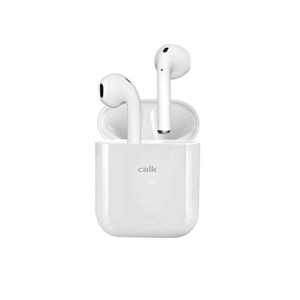 Calk True Wireless Earbuds, White Color, Model No. A1