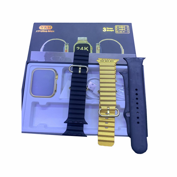 Y&H Smartwatch with 3 Straps Model No. X9 Ultra Max