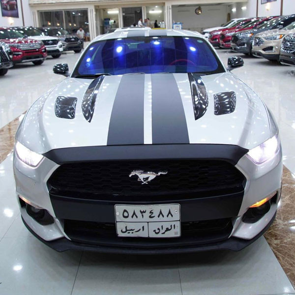 Ford Mustang EcoBoost 2017, 4 Cylinder, Silver Color, USED