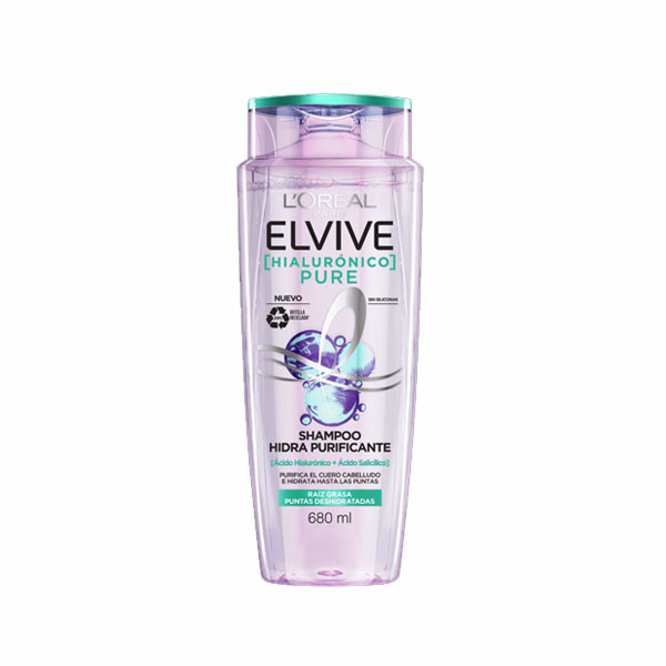 L'oréal Paris Hialurónico Pure Shampoo 680ml