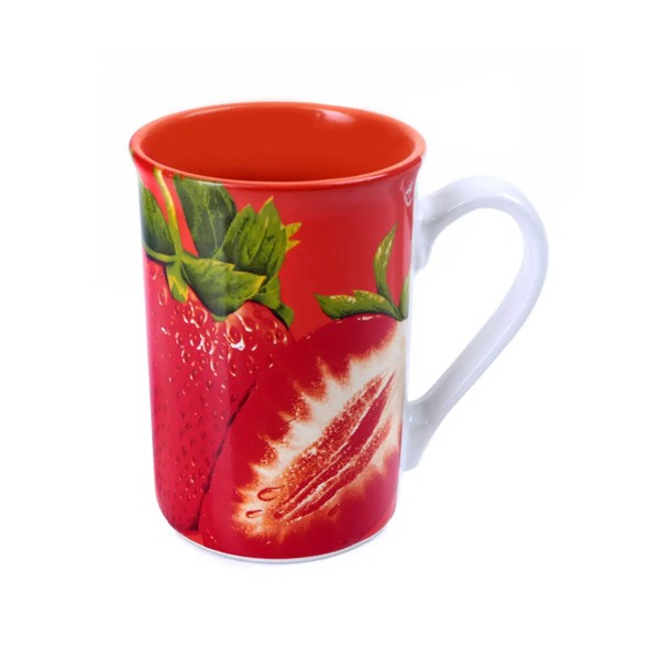 Royalford 10Oz Mug With Fruits Decal 1x48, Model No. RF2918-FB