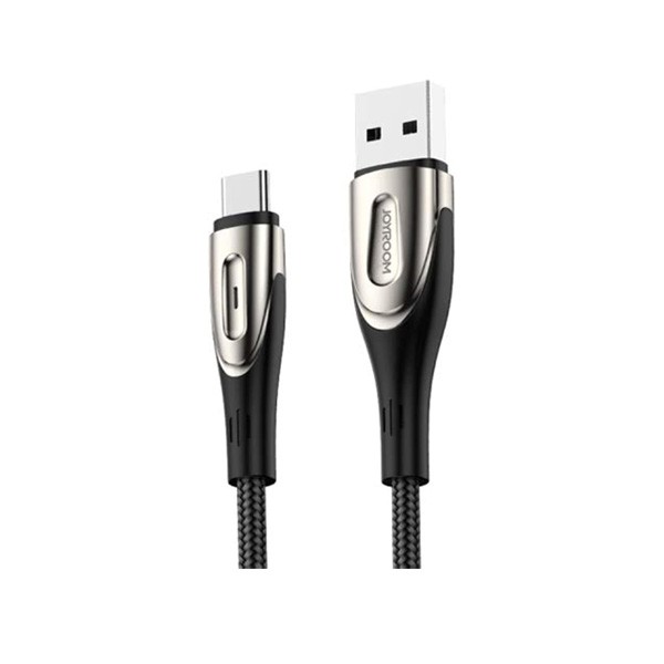 Joyroom 2.4A USB-A to Type-C Fast Charging Cable 3m, Black Color, Model No. S-M411