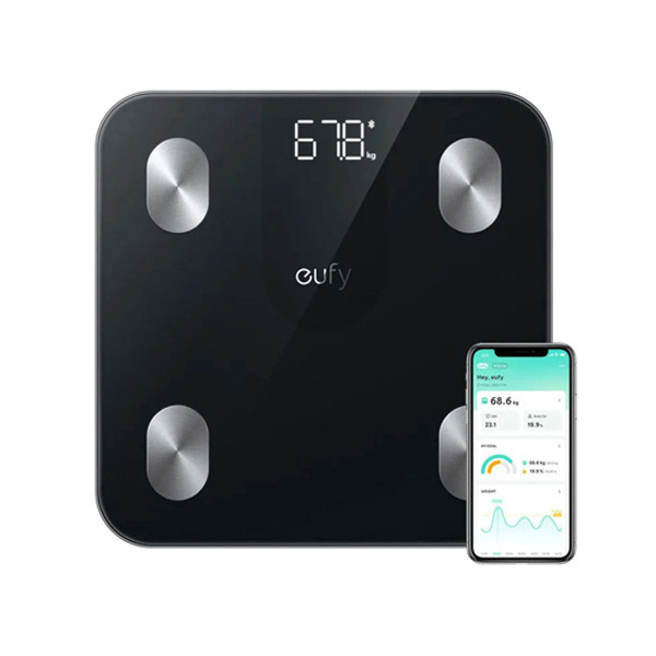 Anker Eufy Compact Digital Bathroom Smart Scale A1, Black Color, Model No. T9120K11